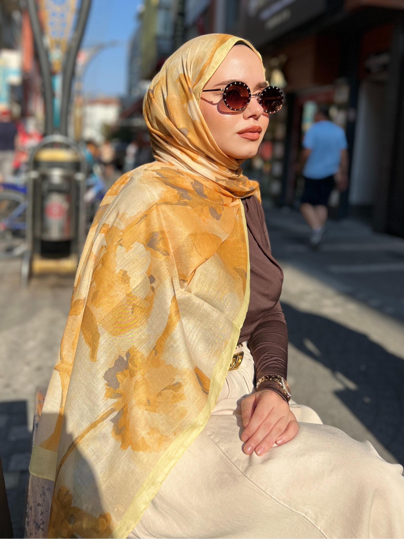 DESENLİ GLAMOUR ŞAL