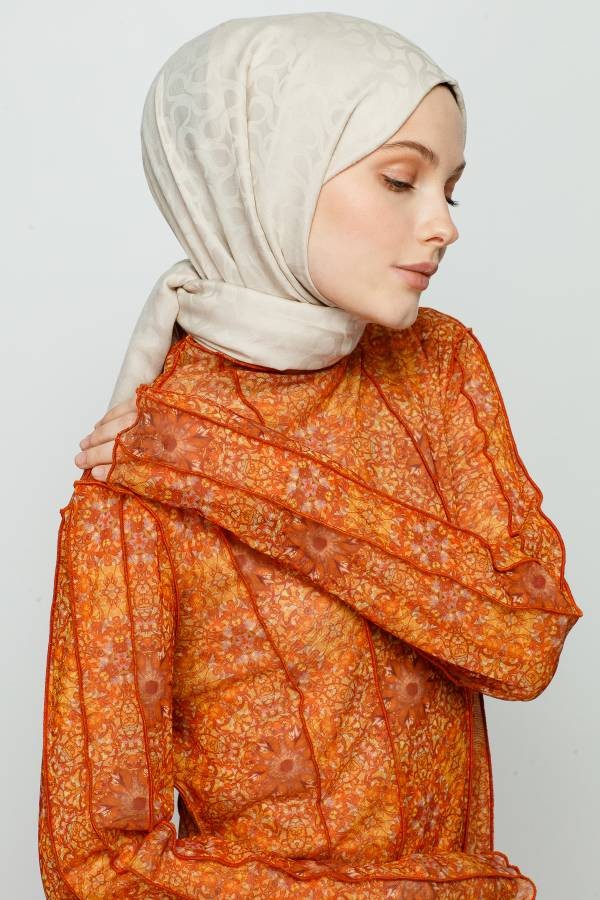 BLOOM DESEN ŞAL - FİL DİŞİ