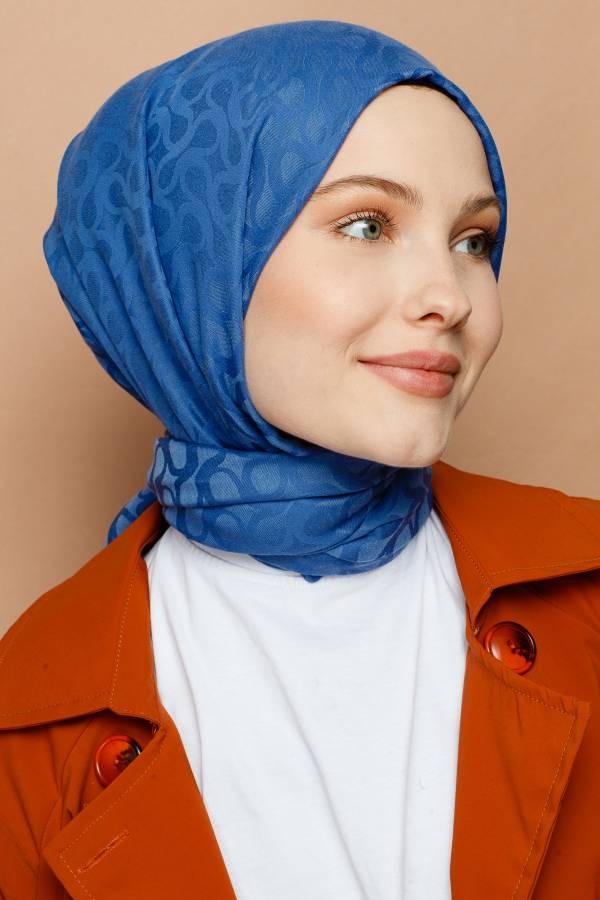 BLOOM DESEN ŞAL - İNDİGO