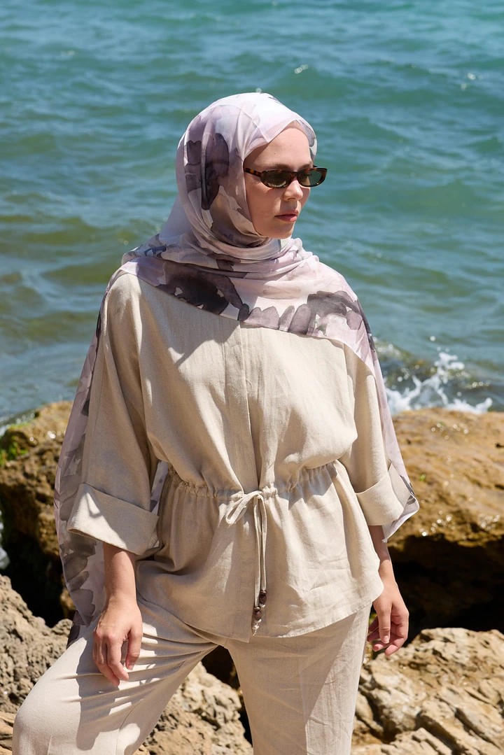 MİRELYA DESEN AYA ŞAL - PUDRA
