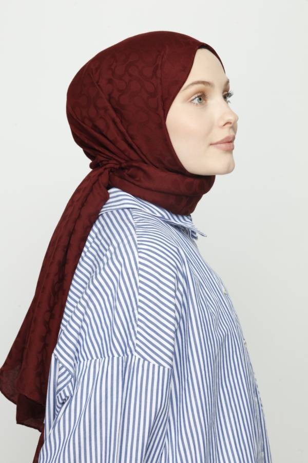 BLOOM DESEN ŞAL - KIZILCIK