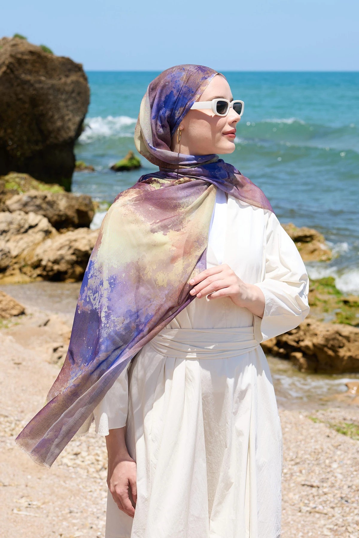 VEYRA DESEN AYA ŞAL - BRONZ