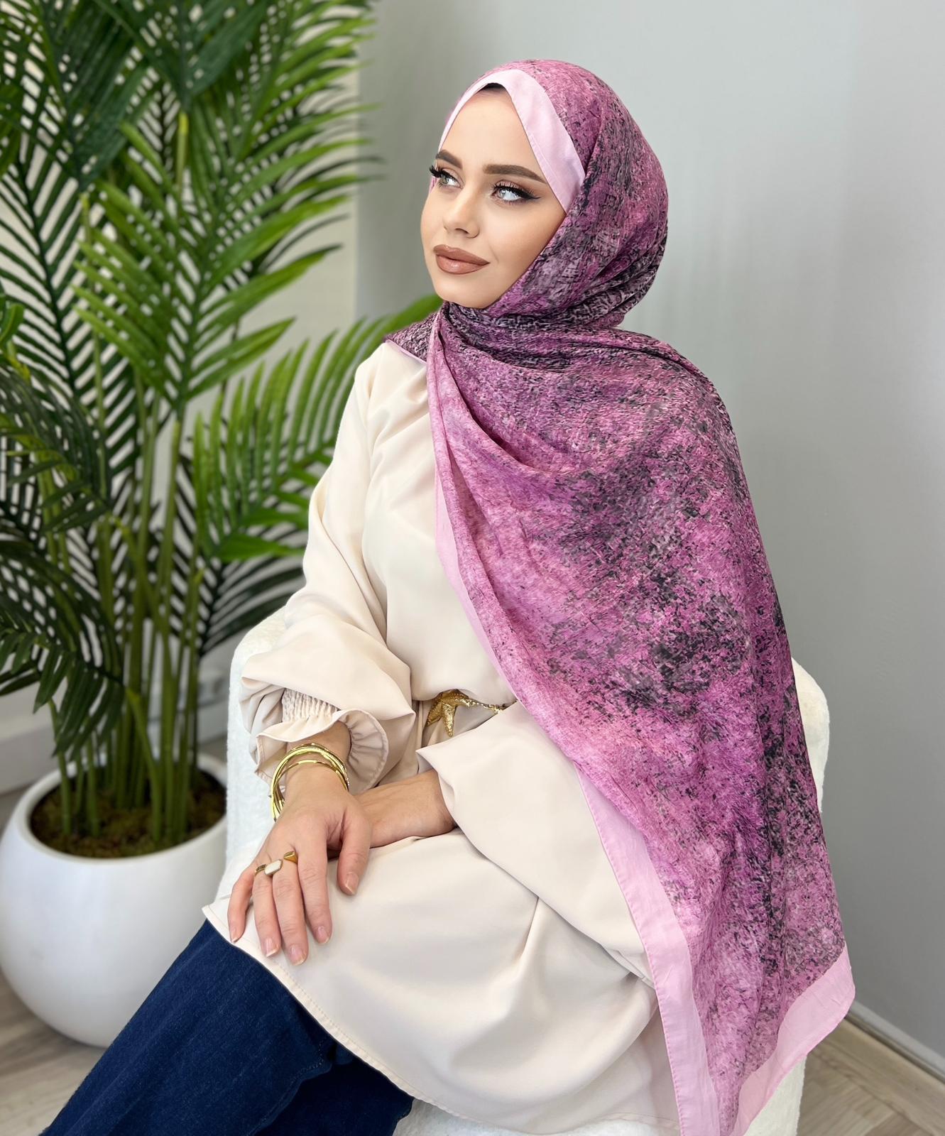 DESENLİ BAMBU ŞAL