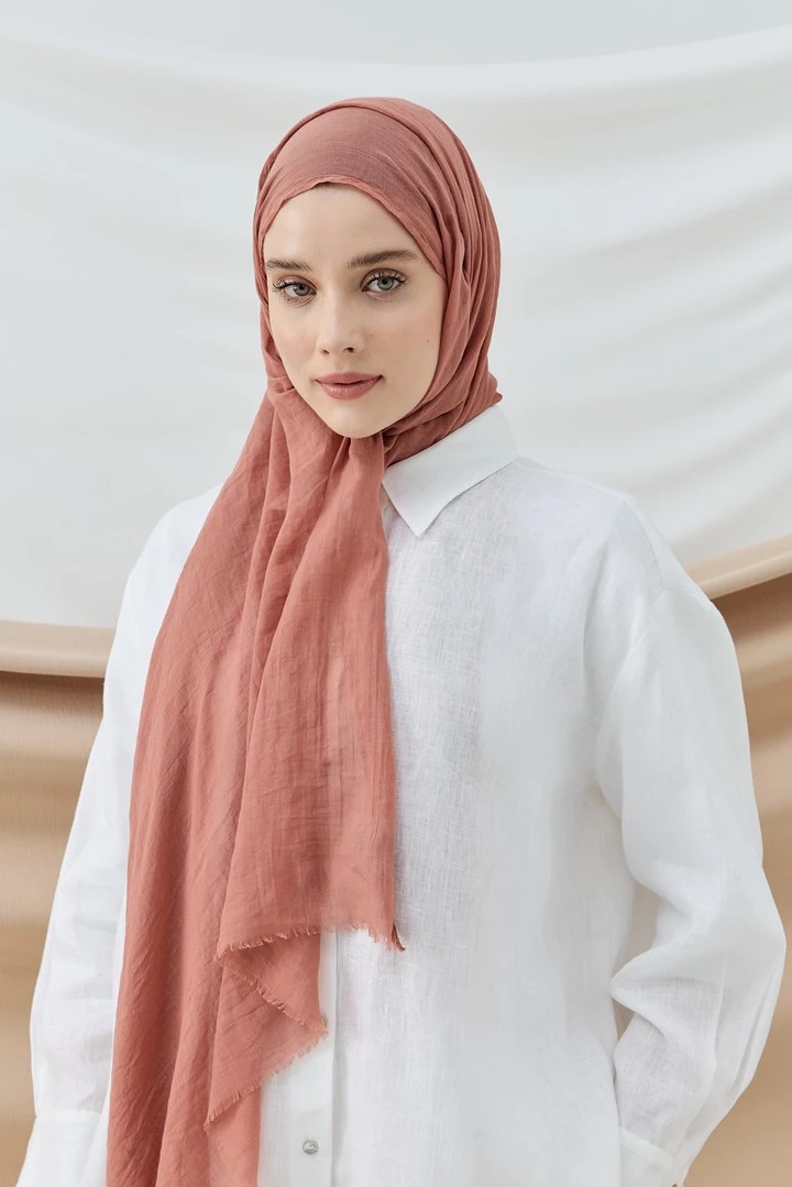 AYA İNCE PAMUK ŞAL - MARSALA