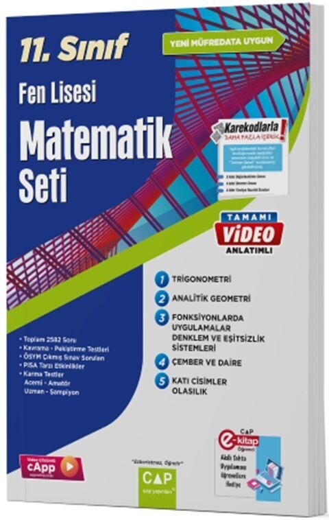 Çap 11. Sınıf Matematik Fen Lisesi Seti