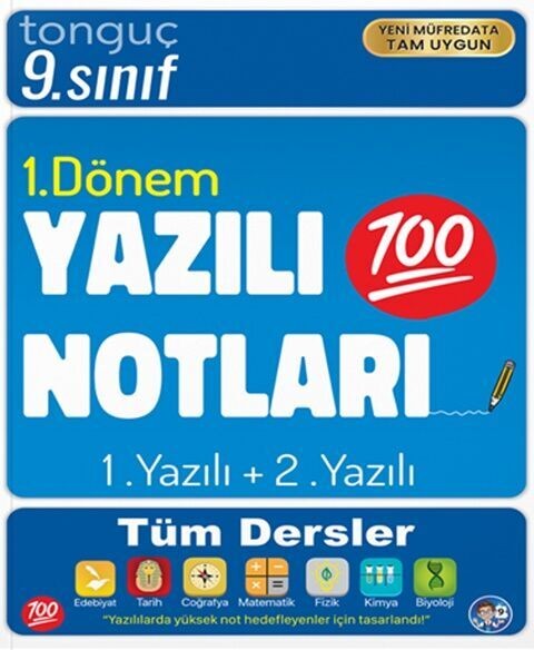 9. Sınıf Yazılı Notları 1. Dönem 1 ve 2. Yazılı Tonguç Akademi
