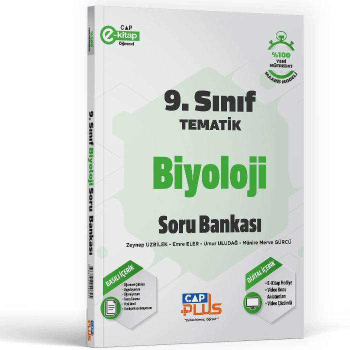Çap Yayınları 9. Sınıf Biyoloji Tematik Soru Bankası