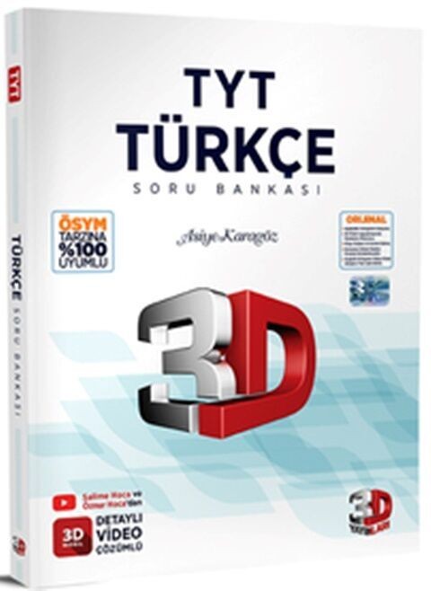 3D Yayınları TYT Türkçe Soru Bankası