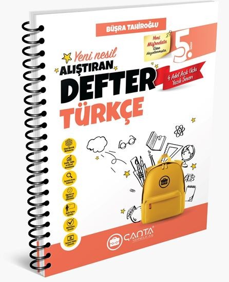 Çanta Yayınları 5. Sınıf Türkçe Alıştıran Defter