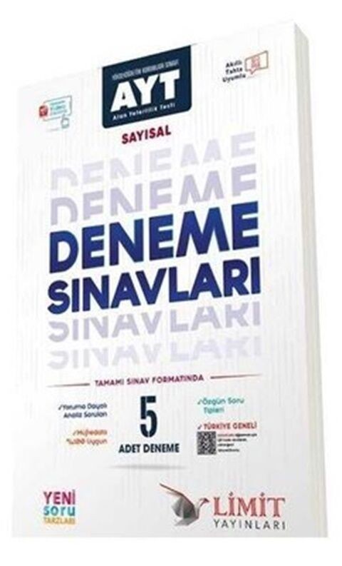 Limit Yayınları  Ayt Sayısal 5 li Deneme Seti