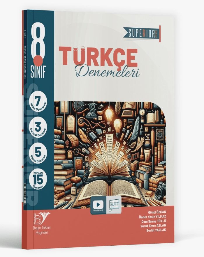 Beyin Takımı Yayınları 8. Sınıf LGS Türkçe Superıor 15 li Deneme