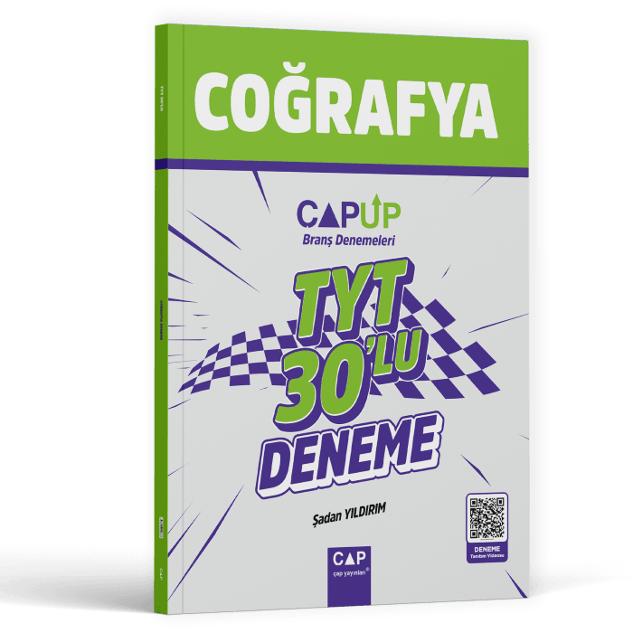 Çap Yayınları TYT Coğrafya 30 X 5 Up Deneme