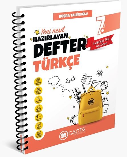 Çanta Yayınları 7. Sınıf Türkçe Hazırlayan Defter