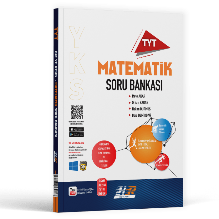 Hız ve Renk Yayınları TYT Matematik Soru Bankası