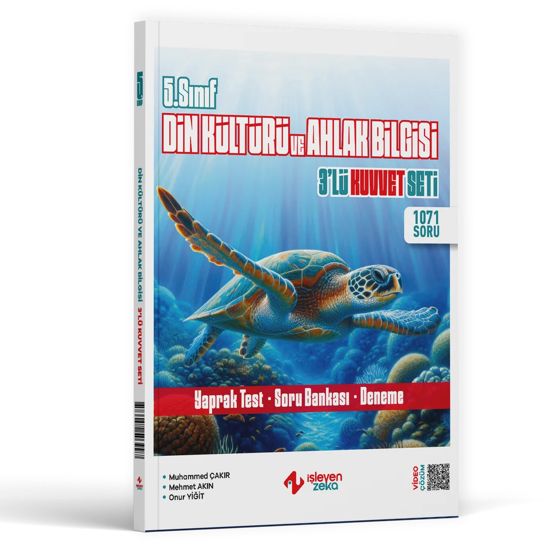 İşleyen Zeka 5. Sınıf Din Kültürü ve Ahlak Bilgisi 3 lü Kuvvet Serisi Seti