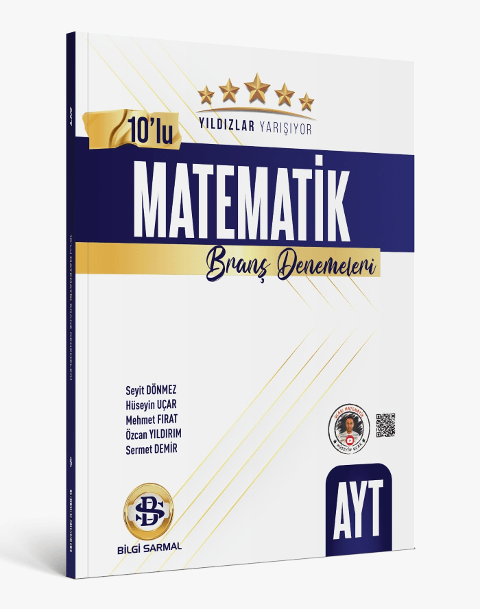 Bilgi Sarmal Yayınları AYT Matematik Yıldızlar Yarışıyor 10 lu Branş Denemesi