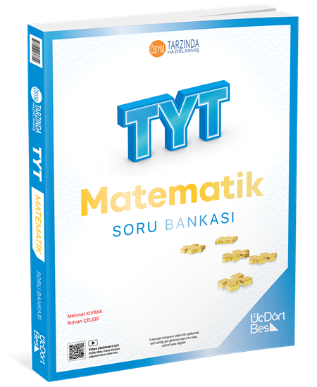 ÜçDörtBeş Yayınları TYT Matematik Soru Bankası