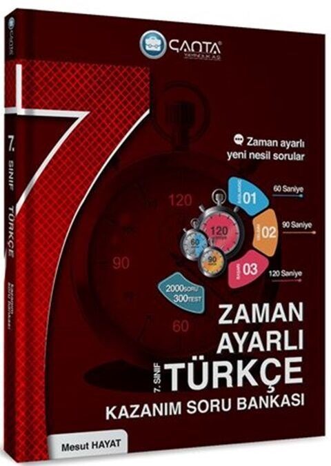 Çanta Yayınları 7. Sınıf Türkçe Zaman Ayarlı Kazanım Soru Bankası