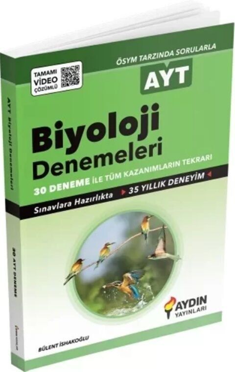 Aydın Yayınları AYT Biyoloji 30 Deneme