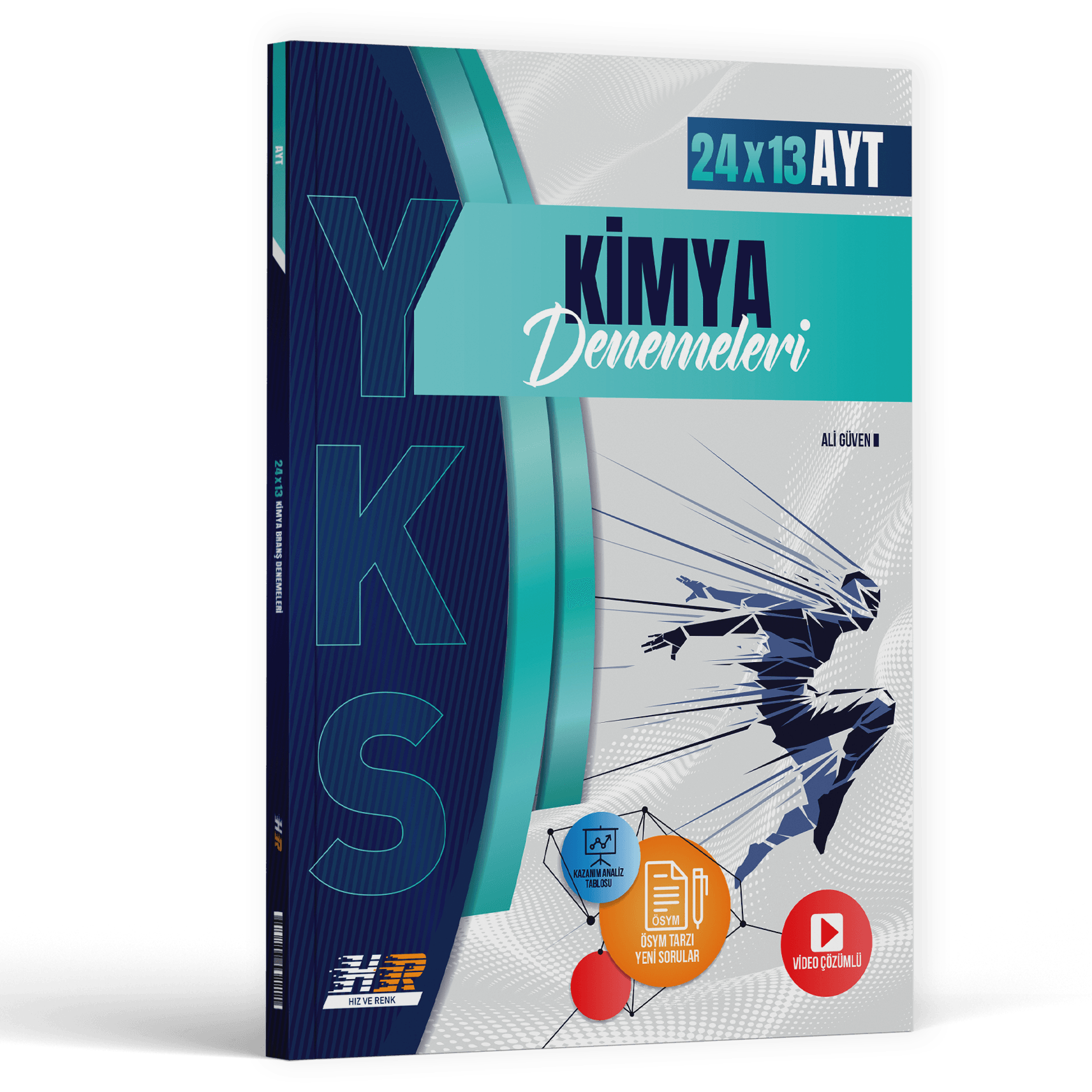 Hız ve Renk Yayınları AYT Kimya 24 x 13 Denemeleri