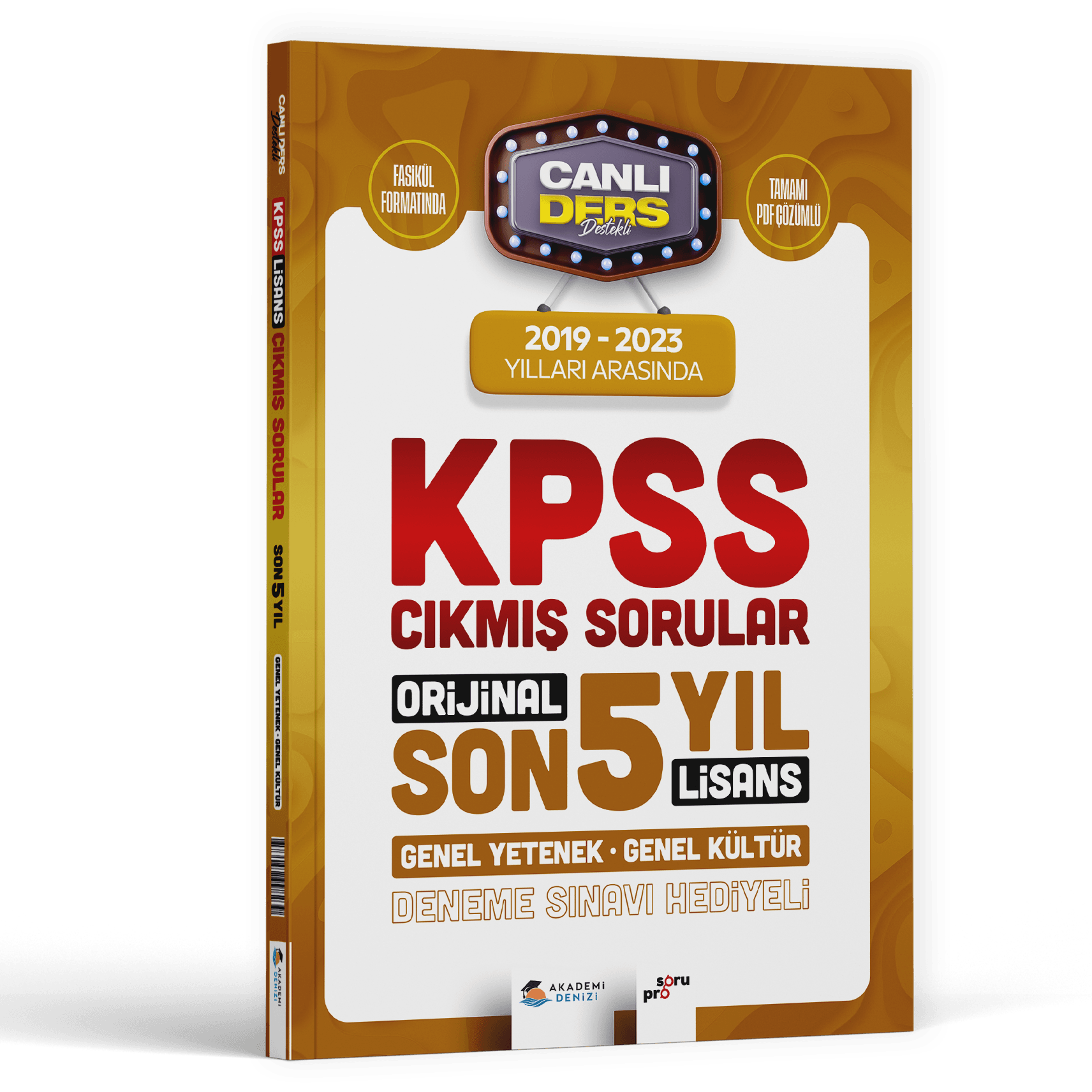 Akademi Denizi Yayınları 2024 KPSS Lisans Genel Yetenek Genel Kültür son 5 Yıl Çıkmış Sorular