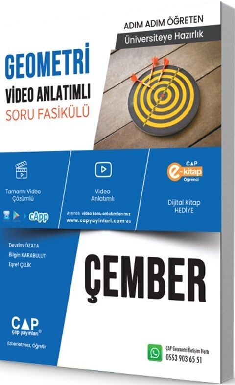 Çap Yayınları Üniversiteye Hazırlık Geometri Çember