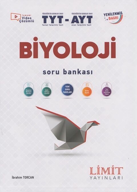 Limit Yayınları  Tyt Ayt Biyoloji Soru Bankası