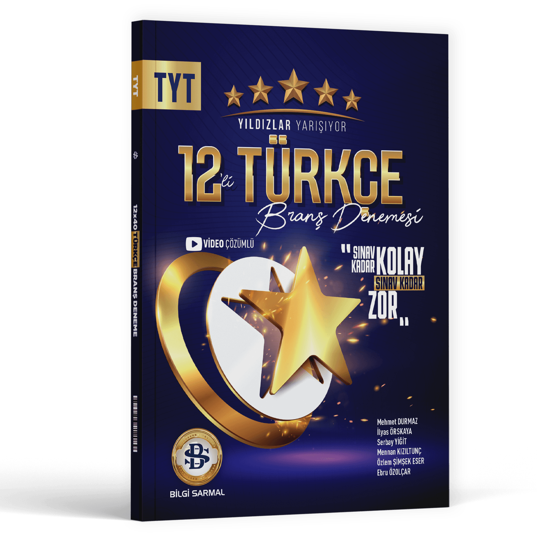 Bilgi Sarmal Yayınları TYT Türkçe 12 li Yıldızlar Yarışıyor Branş Denemesi