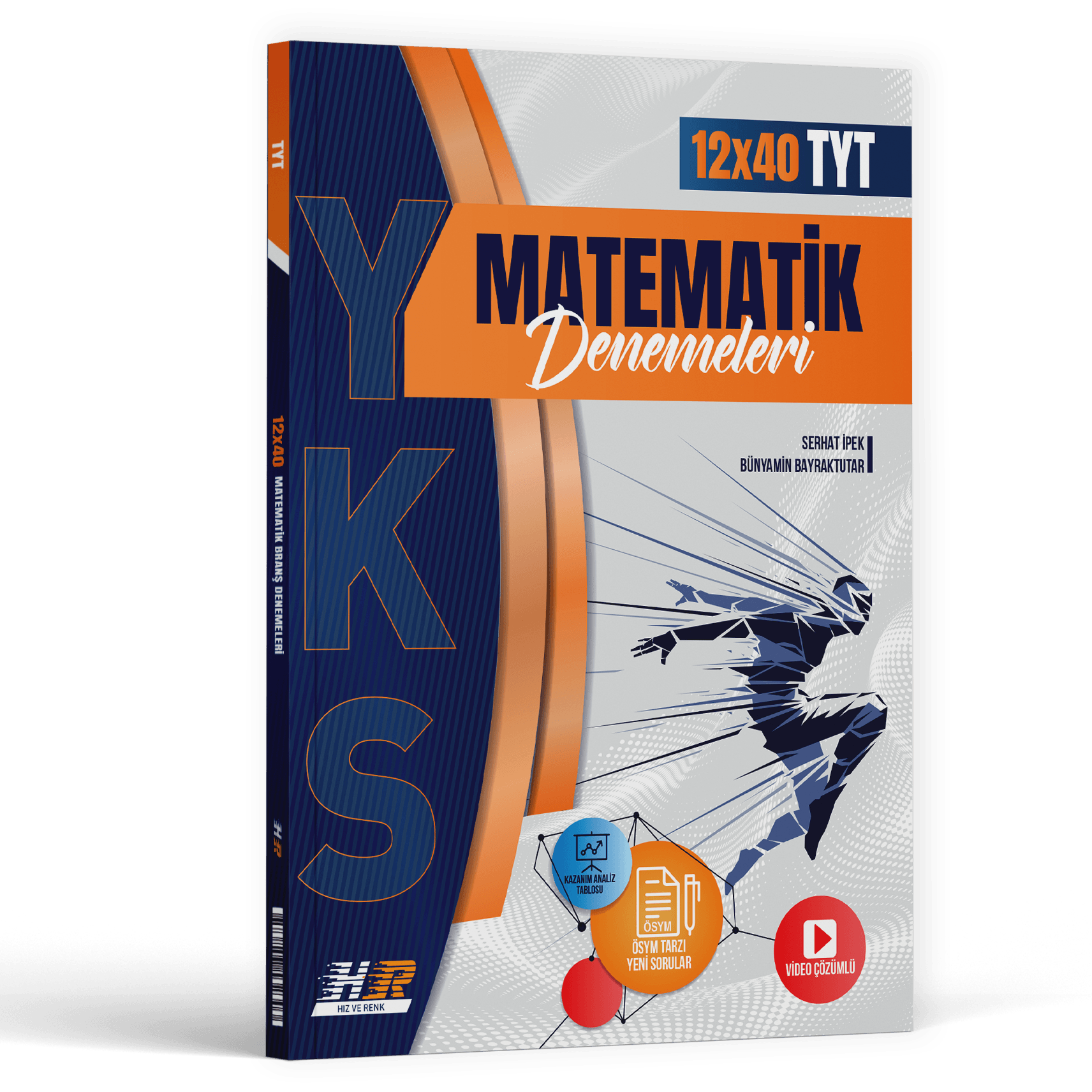 Hız ve Renk Yayınları TYT Matematik 12 x 40 Denemesi