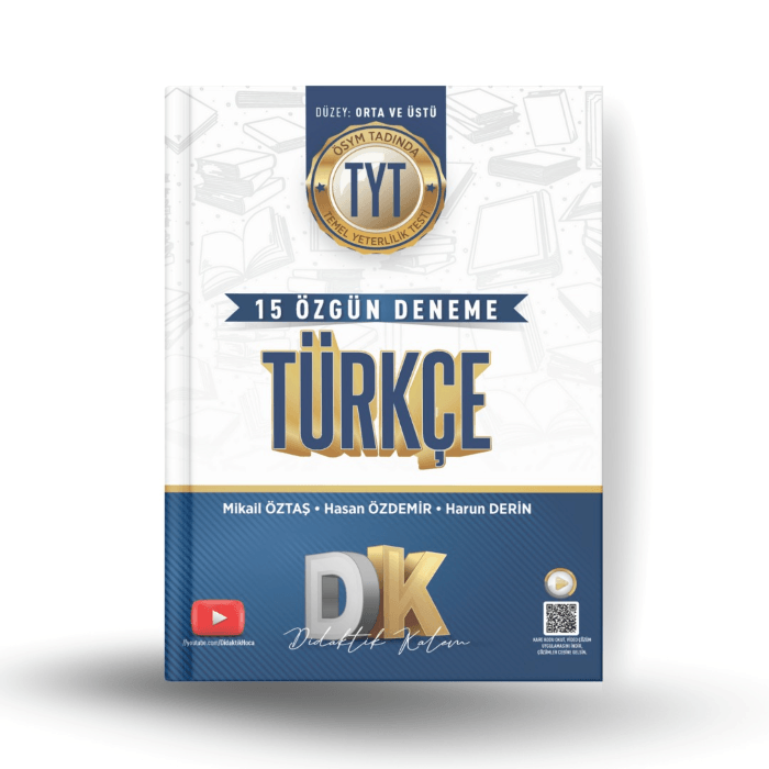 Didaktik Kalem Yayınları TYT Türkçe 15 Deneme
