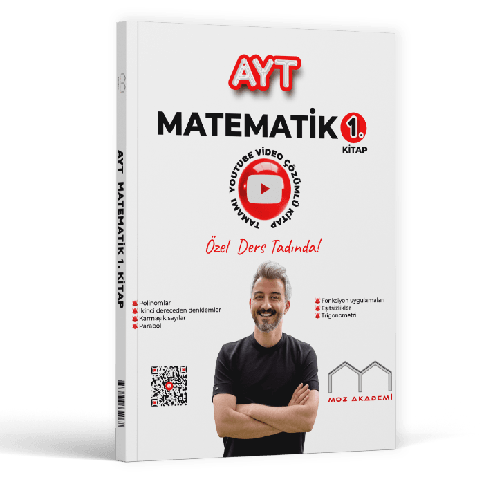 Alan Yayınları Moz Akademi AYT Matematik 1. Kitap Tamamı Çözümlü Soru Bankası