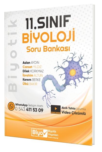 Biyotik Yayınları 11. Sınıf Biyoloji Soru Bankası