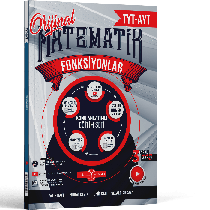 Orijinal Mikro TYT AYT Matematik Fonksiyonlar Konu Anlatımlı Eğitim Seti