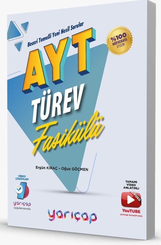 YarıÇap Yayınları AYT Türev Fasikülleri