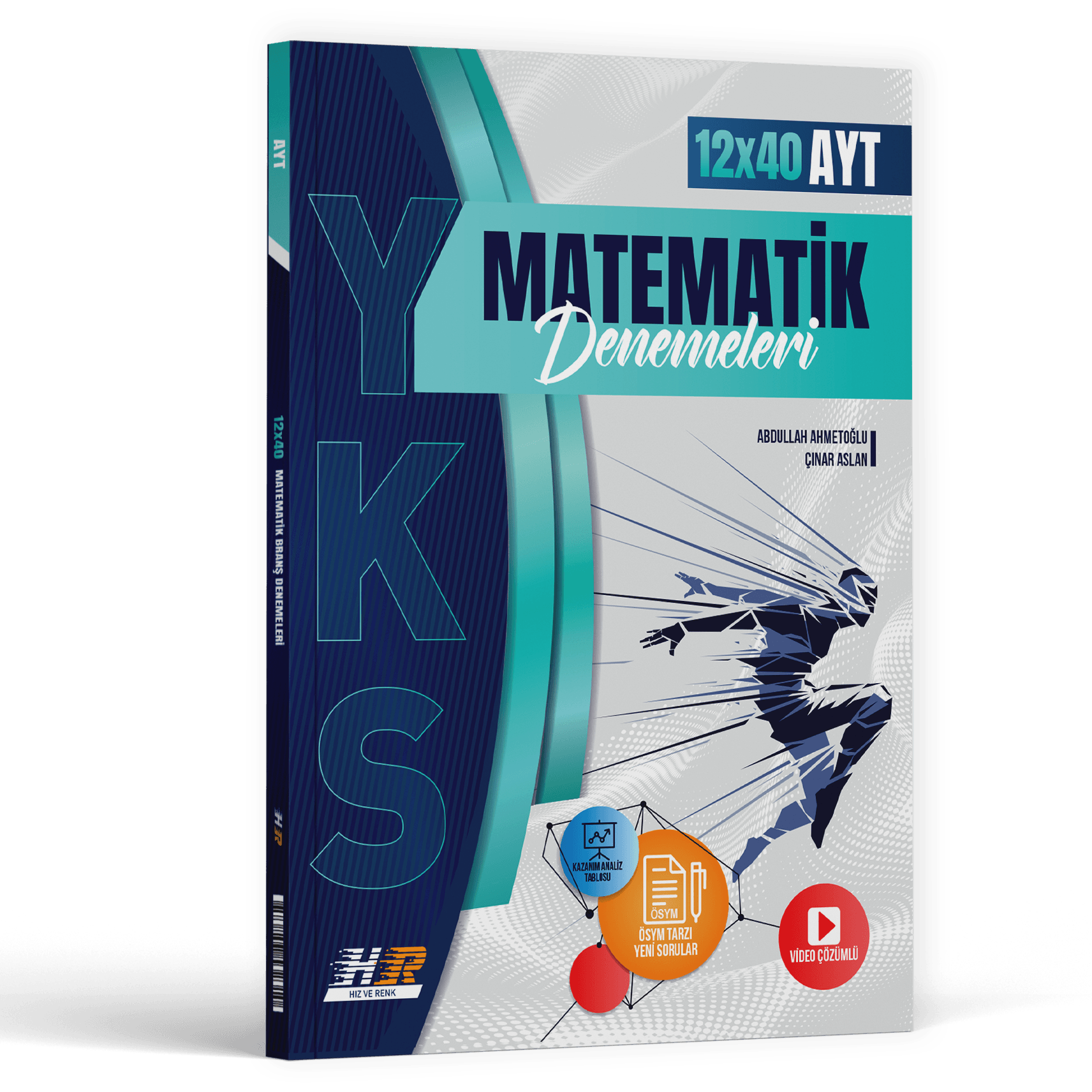 Hız ve Renk Yayınları AYT Matematik 12 x 40 Denemeleri