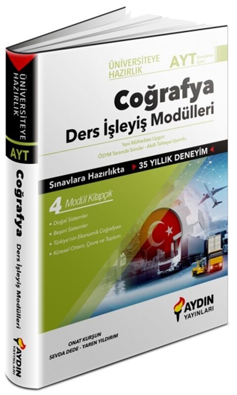 Aydın Yayınları Üniversiteye Hazırlık AYT Coğrafya Ders İşleyiş Modülleri