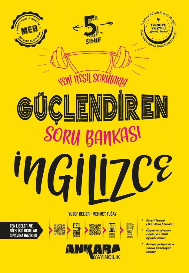 Ankara Yayıncılık 5. Sınıf Güçlendiren Soru Bankası - İngilizce