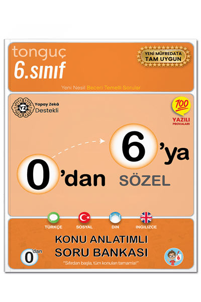 0`dan 6`ya Sözel Konu Anlatımlı Soru Bankası Tonguç Akademi