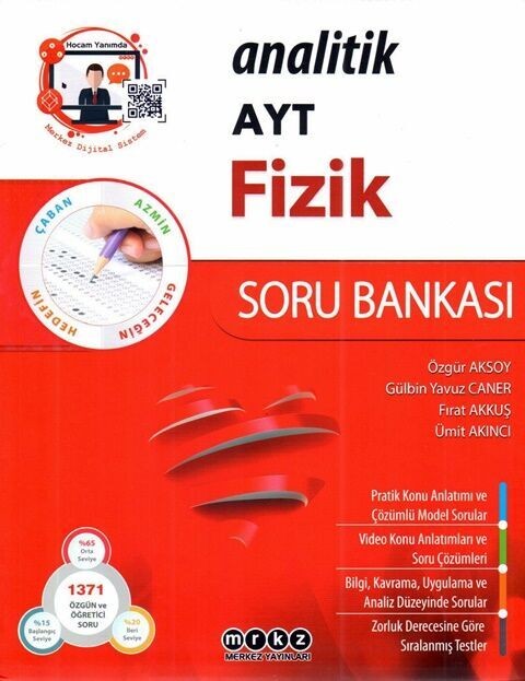 Merkez Yayınları AYT Fizik Analitik Soru Bankası