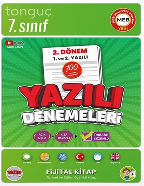 7. Sınıf Yazılı Denemeleri 2. Dönem 1 ve 2. Yazılı Tonguç Akademi