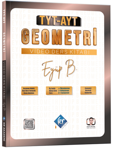 KR Akademi TYT AYT Geometri Eyüp Hoca Video Ders Kitabı