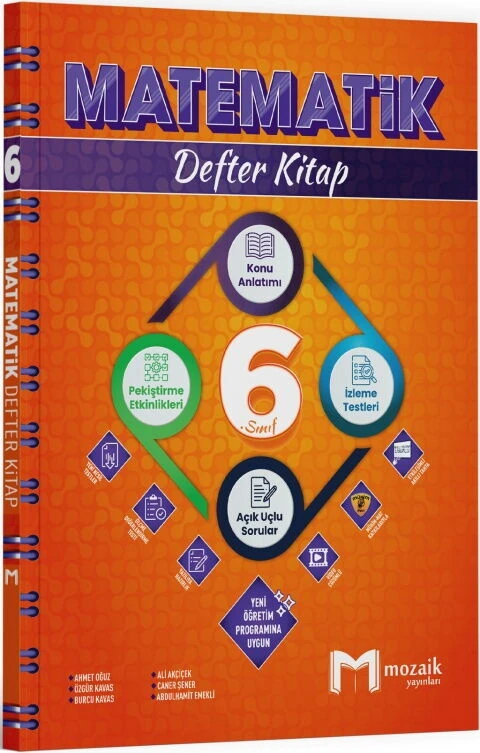 Mozaik Yayınları 6. Sınıf Matematik Defter Kitap