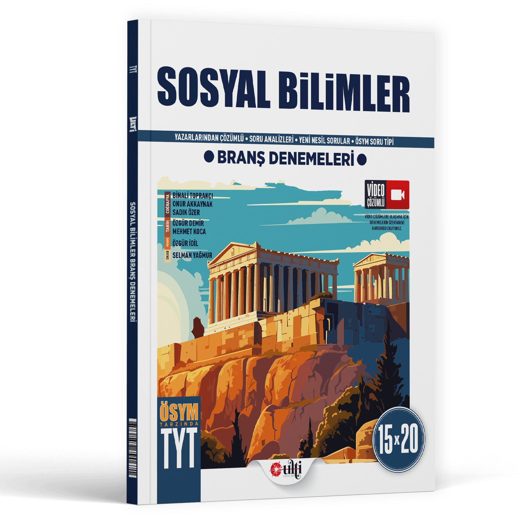 Bes Yayınları Vitrin Ulti TYT Sosyal Bilgiler 15 x 20 Branş Denemeleri