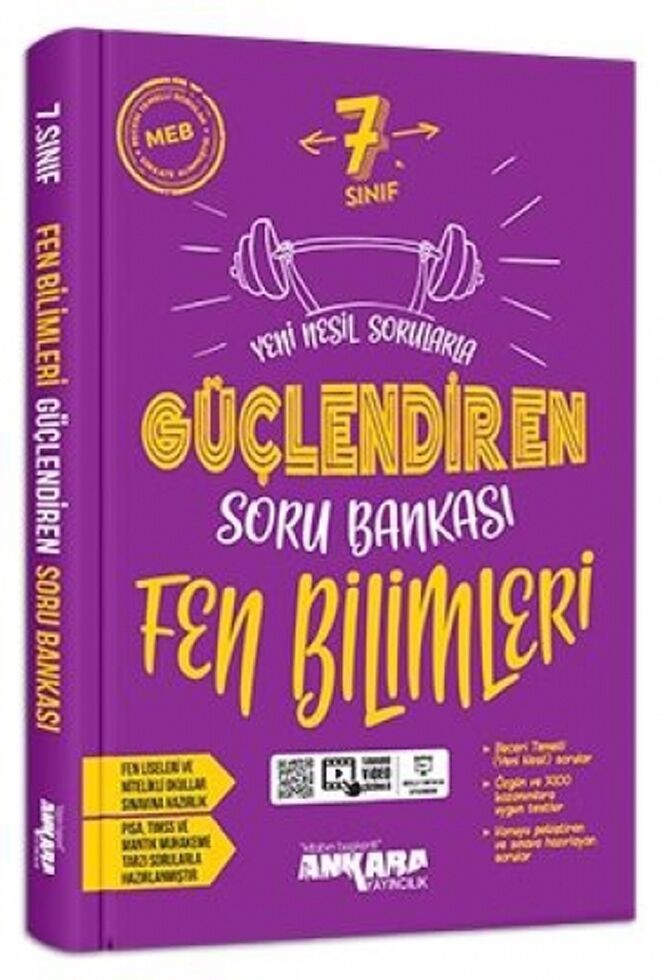 Ankara Yayıncılık 7. Sınıf Güçlendiren Soru Bankası - Fen Bilimleri