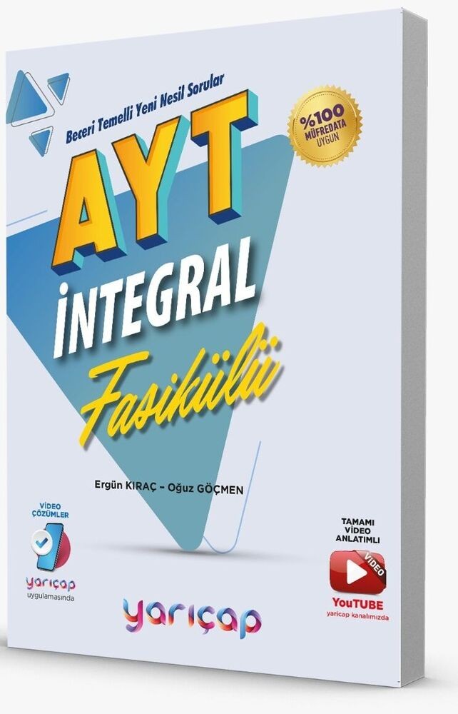 YarıÇap Yayınları AYT İntegral Fasikülleri