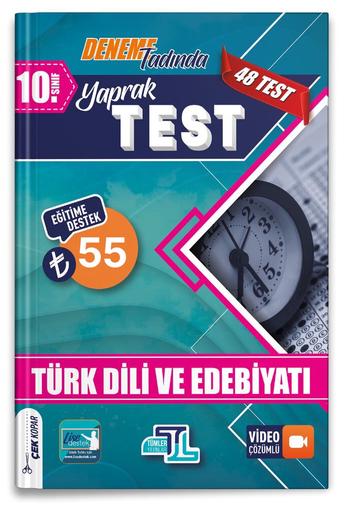 Tümler Yayınları 10. Sınıf Türk Dili ve Edebiyatı Yaprak Test