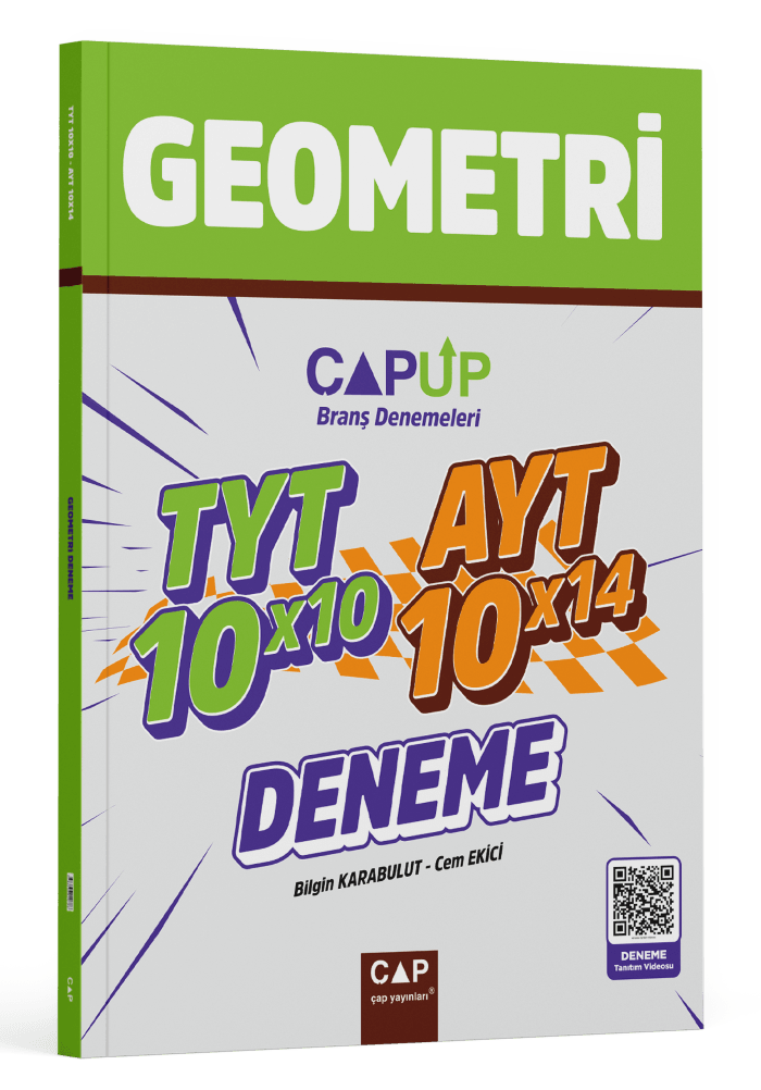 Çap Yayınları TYT AYT Geometri 10 X 10 Up Deneme