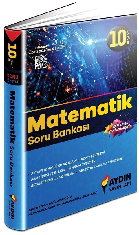 Aydın Yayınları 10. Sınıf Matematik Konu Özetli Soru Bankası