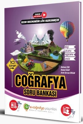 E coğrafya Yayınları 10. Sınıf Coğrafya Soru Bankası