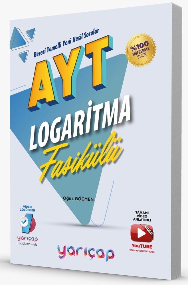 YarıÇap Yayınları AYT Logaritma Fasikülü